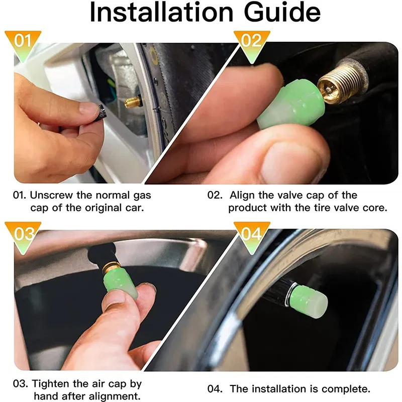 Color: army green - Luminous Valve Caps Fluorescent Red Night Glowing Car for Mazda 2 Mazda 3 Mazda 5 Mazda 6 CX5 CX-5 CX7 CX9 Atenza Axela