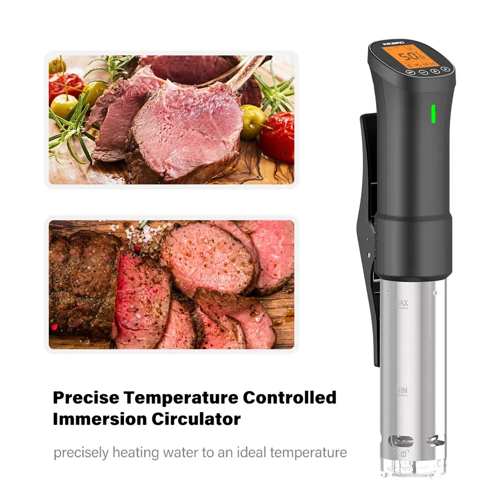 Color: Gold, Ships From: CHINA - INKBIRD Culinary Sous Vide ISV-200W Wi-Fi Precision Cooker Powerful&Durable Immersion Circulator with Stainless Steel Components