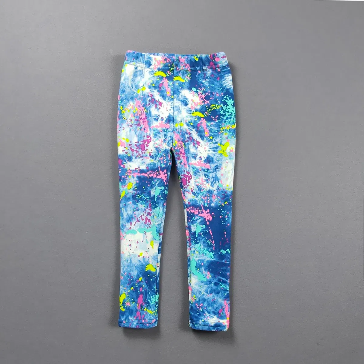 Color: Red, Kid Size: 2T - 2-11Y Girls' Pants Autumn and Winter Slim Fit Warm Bottom Pants Thickened Velvet Printed Children's Pants Baby Casual Pants