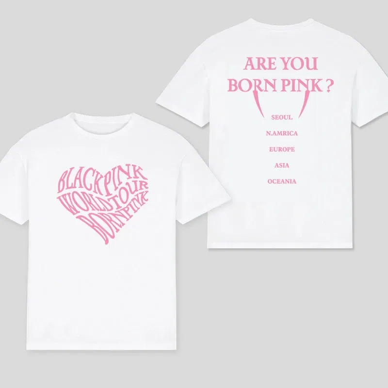Color: Dark Grey, Size: M - 100% Cotton T Shirt Men Women T-shirt Black Print Pink Kpop Short Sleeve Casual Oversized Girl Tee Fashion Big Size Clothing
