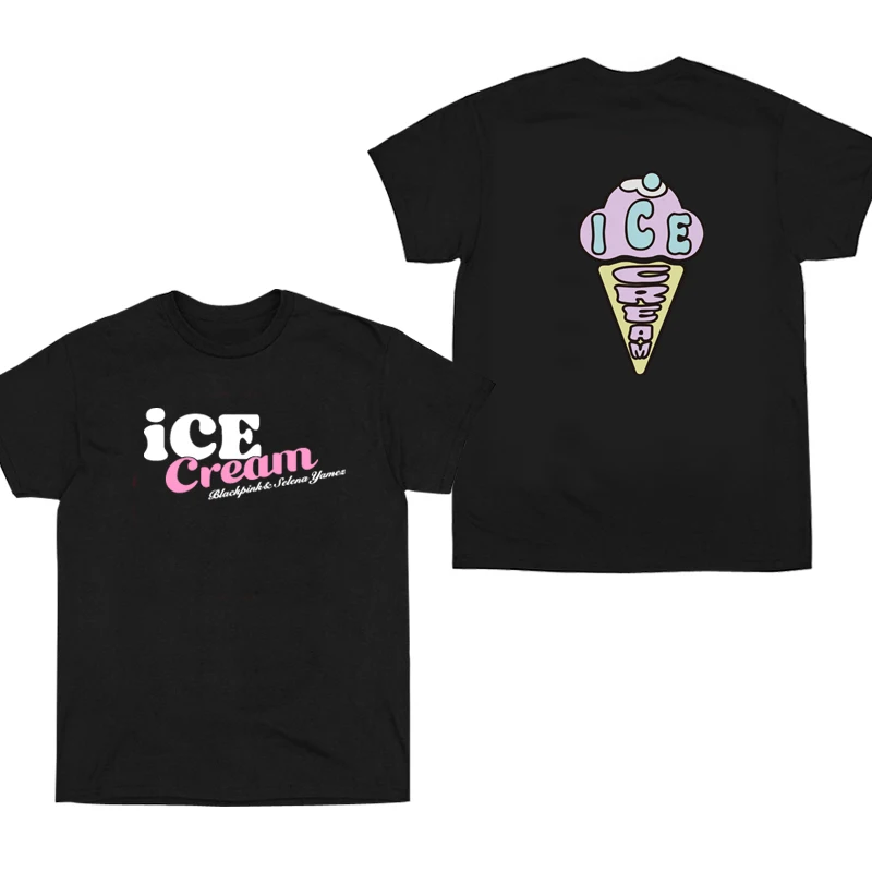 Color: Dark Grey, Size: M - 100% Cotton T Shirt Men Women T-shirt Black Print Pink Kpop Short Sleeve Casual Oversized Girl Tee Fashion Big Size Clothing