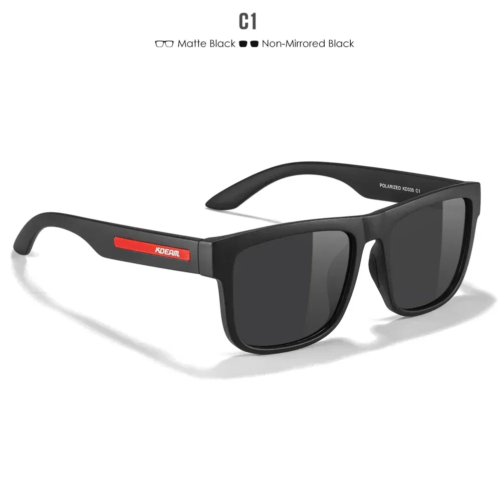 Lenses Color: green, Frame Color: WHITE - 2024 KDEAM New Polarized Sunglasses For Men Women UV400 Protection Lens Driving Fishing Eyewear