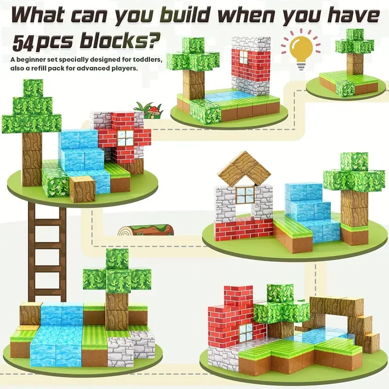 Magnetic Building Blocks STEM Toy Set