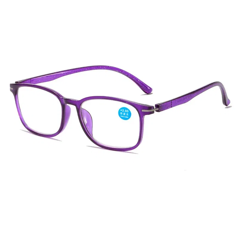 Eye Prescription: +400, Frame Color: black - New Anti Blue Light Reading Glasses Fashion Presbyopic Eyewear Men Women Sauqre Ultralight Hyperopia Eyeglasses +100 To +400
