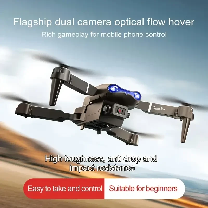 E99pro Drone With SD Camera, One-key Takeoff And Landing, Altitude Hold, One-key 360
