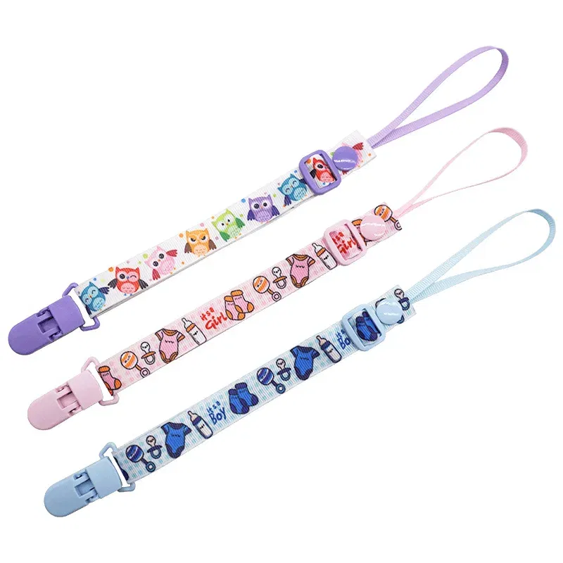 Color: light yellow, Ships From: CHINA - 1pcs Adjust Baby Pacifier Clip Chain Ribbon Dummy Holder Chupetas Soother Pacifier Clips Strap Nipple Holder for Infant Feeding