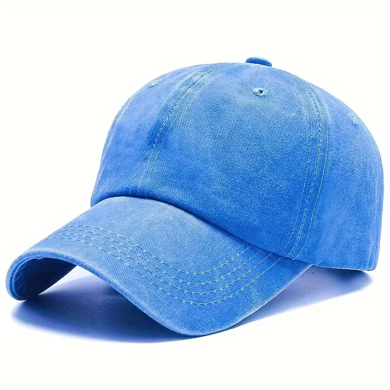 Color: Red - Men Women Unisex Baseball Cap Adjustable Solid Color Casual Hat Stretchy Fabric for Sports Secure Drawstring Closure Dad Hat