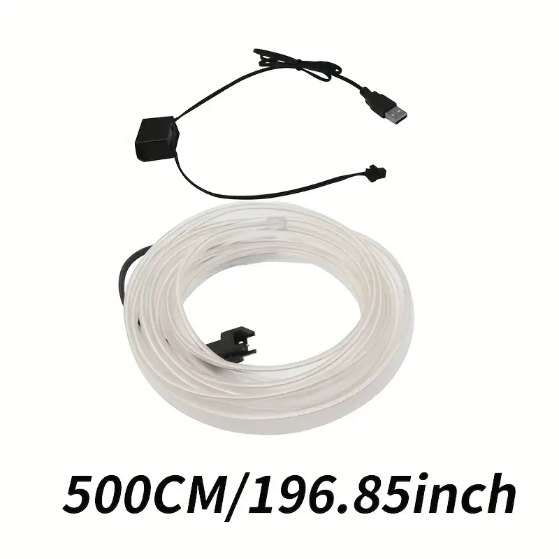 Car Interior LED Neon Strip  5M Flexible Ambient Light