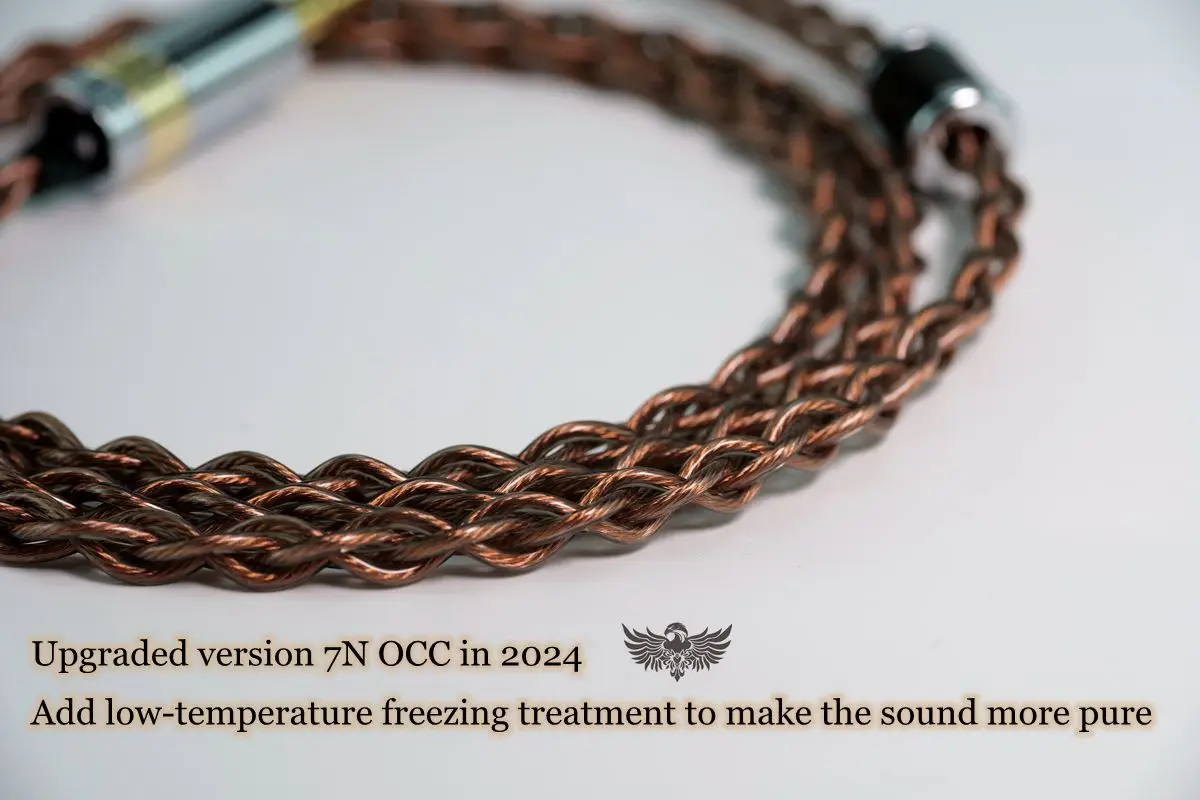 Color: MULTICOLOR - Raven series 7N OCC 2024 upgrading cable special promotion version MMCX 0.78MM IE900 N5005