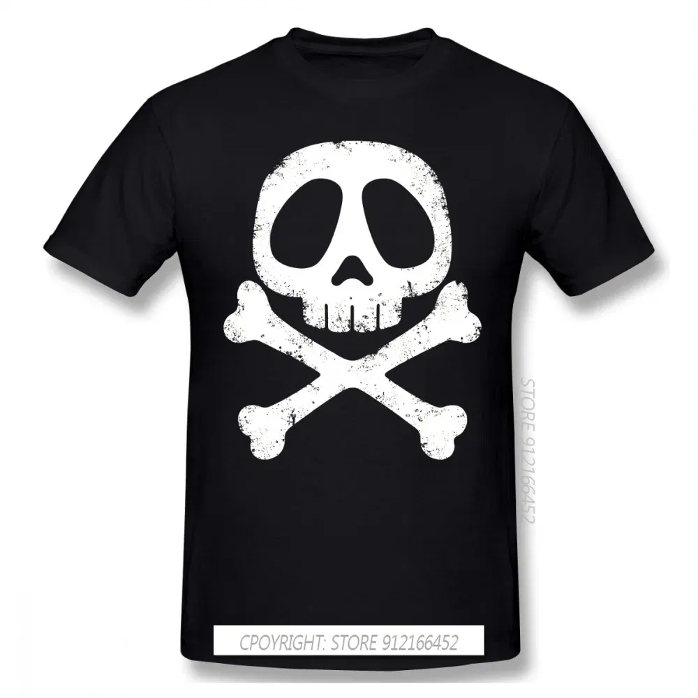 Color: Dark Grey, Size: L - Cool Black TShirt Space Pirate Captain Harlock Arcadia Kei Yuki Anime Homme T-Shirts Tee Pure Cotton Oversize Short Sleeve
