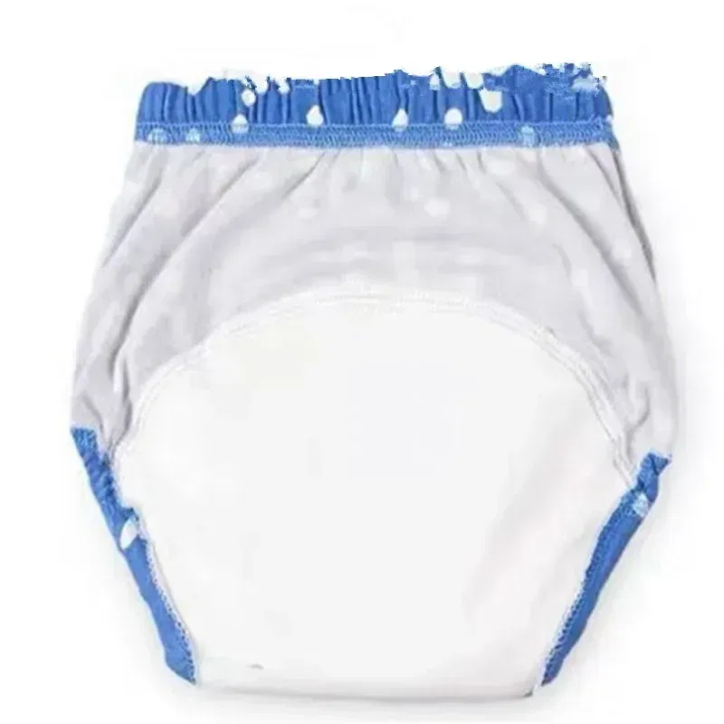 Color: Army Green, Size: XL - 4pc/Lot Cotton Training Pants Panties Waterproof Cloth Diapers Reusable Toolder Nappies Baby Underwear