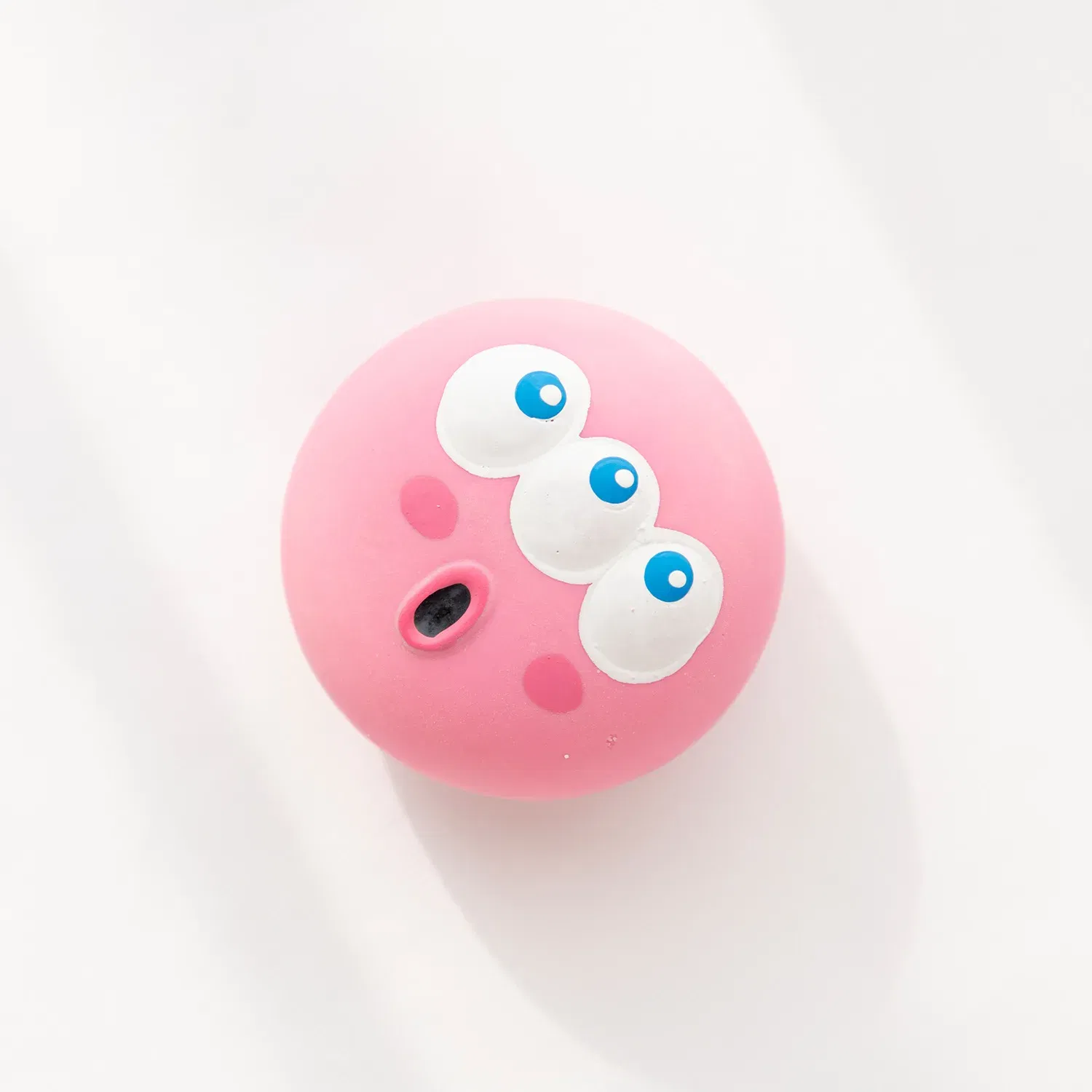 Color: Blue - Pet Dog Toy Puppy Cat Sounding Toy Squeaky Dog Toys Pets Internective Toy Big Eyes Bouncy Dog Balls Toy Ball Pet Chew Balls Toy