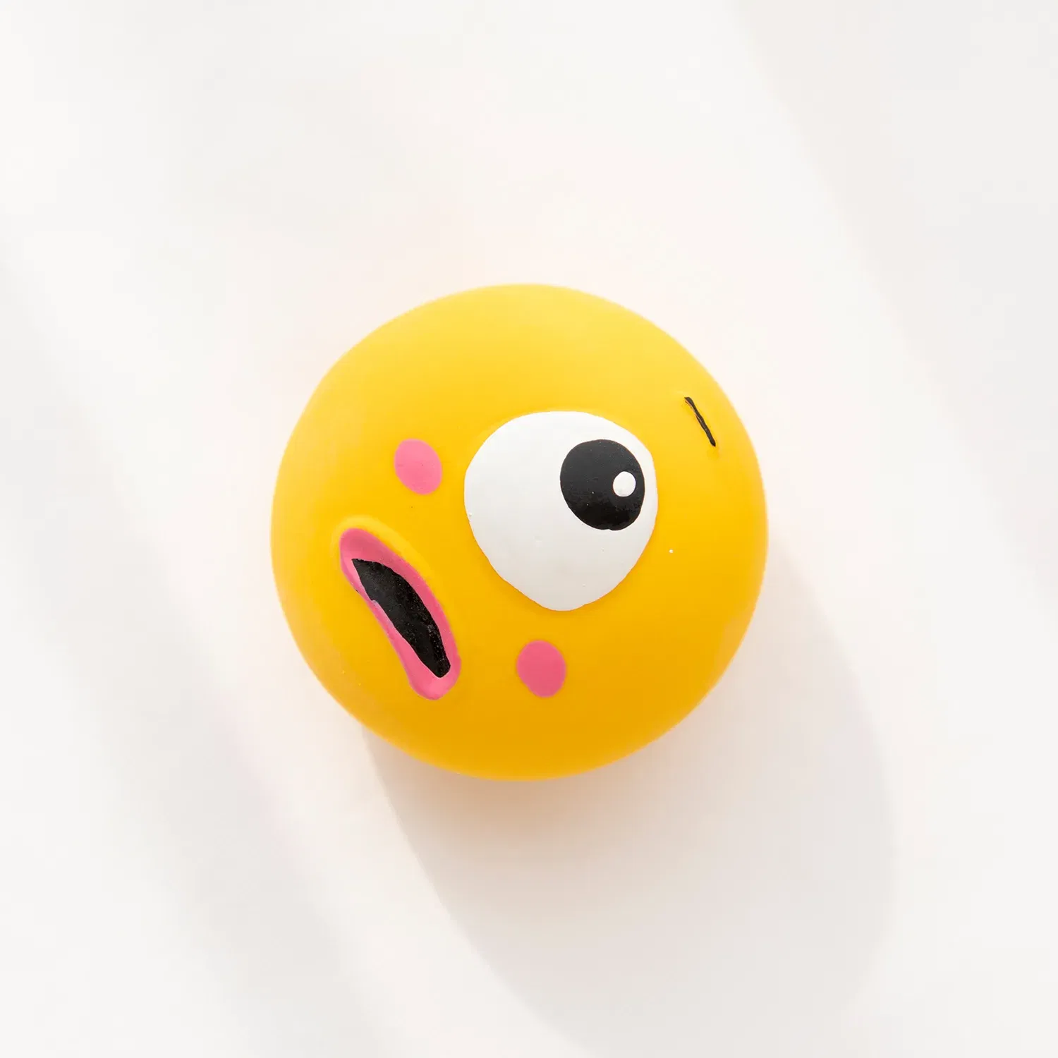 Color: Blue - Pet Dog Toy Puppy Cat Sounding Toy Squeaky Dog Toys Pets Internective Toy Big Eyes Bouncy Dog Balls Toy Ball Pet Chew Balls Toy