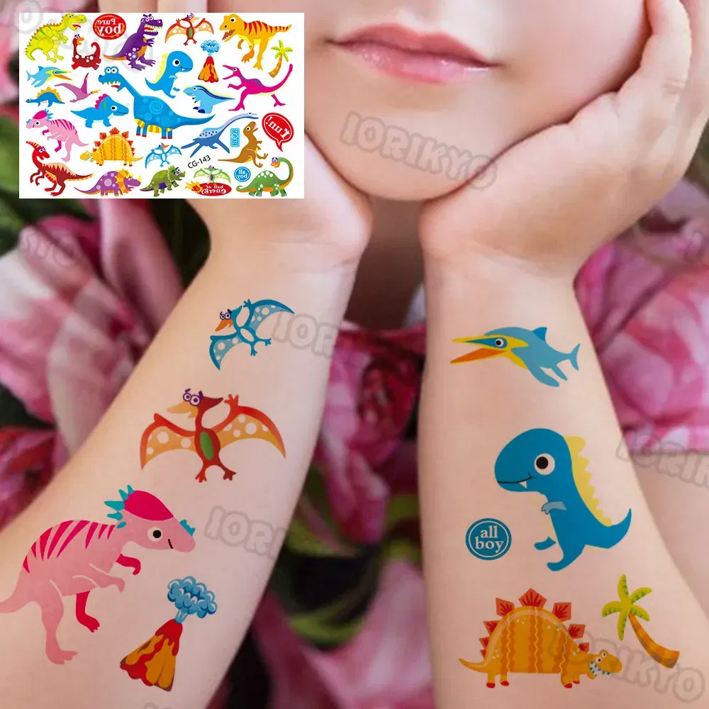 Color: plum - Funny Whale Tree Temporary Tattoo For Child Boy Face Neck Girls Son Daughter Fake Moon Tattoos Sticker Cartoon Transfer Tatoos