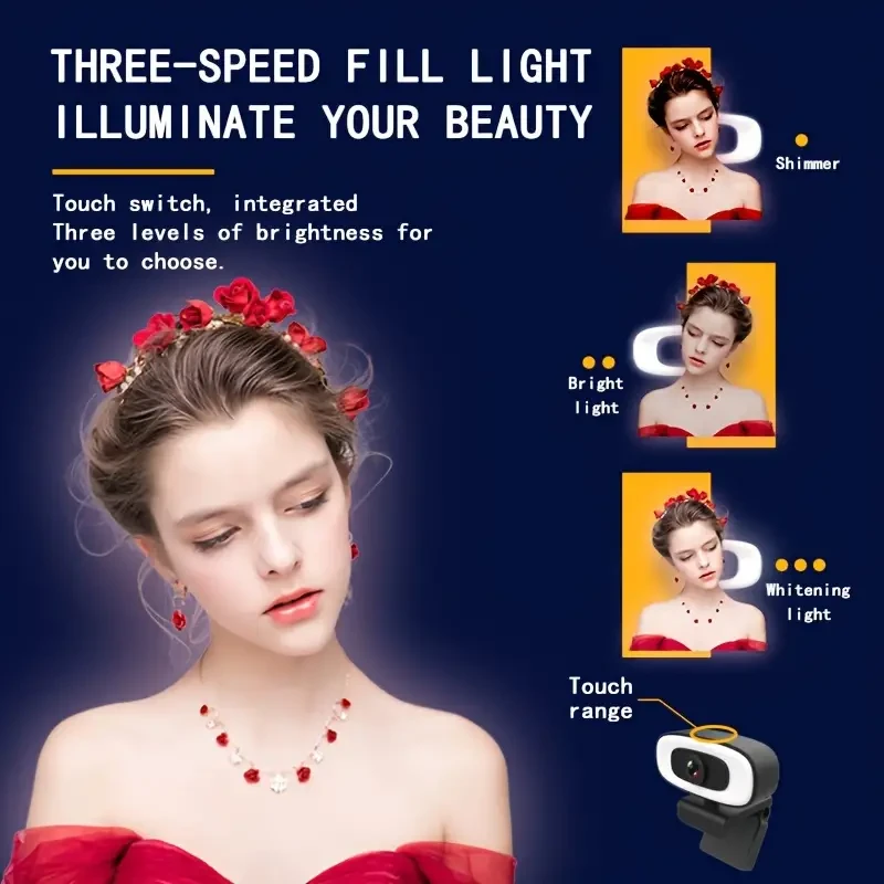 4K Ultra HD Auto Focus Camera - Enhanced Built-in Mic, USB Plug & Play