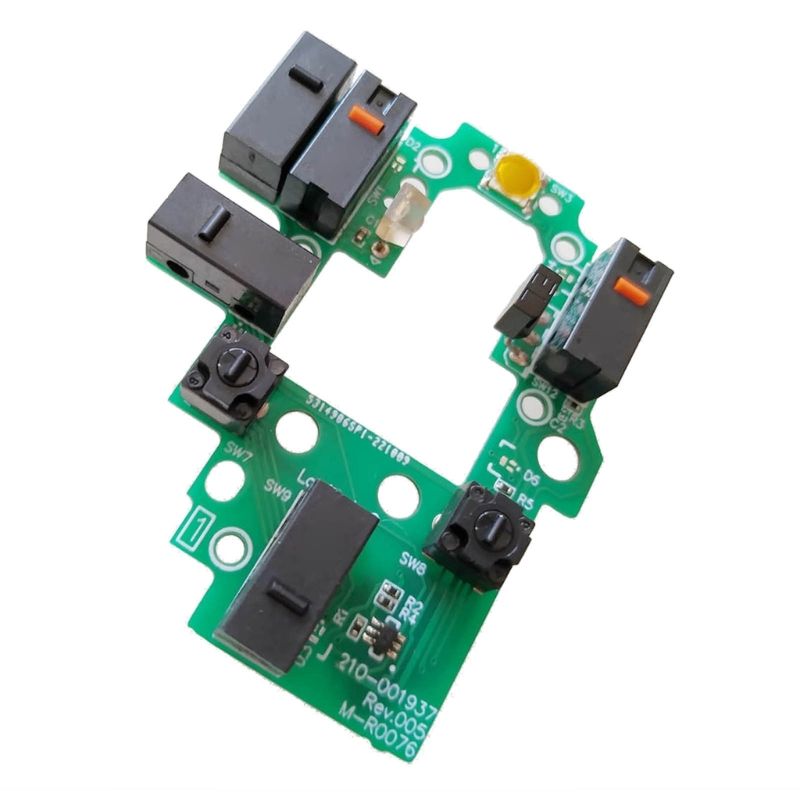 Color: BROWN - for Logitech G502 Lightspeed Wireless Mouse Repair Parts 8.0 Mouse Upper Motherboard Micro Button Key Board 594A