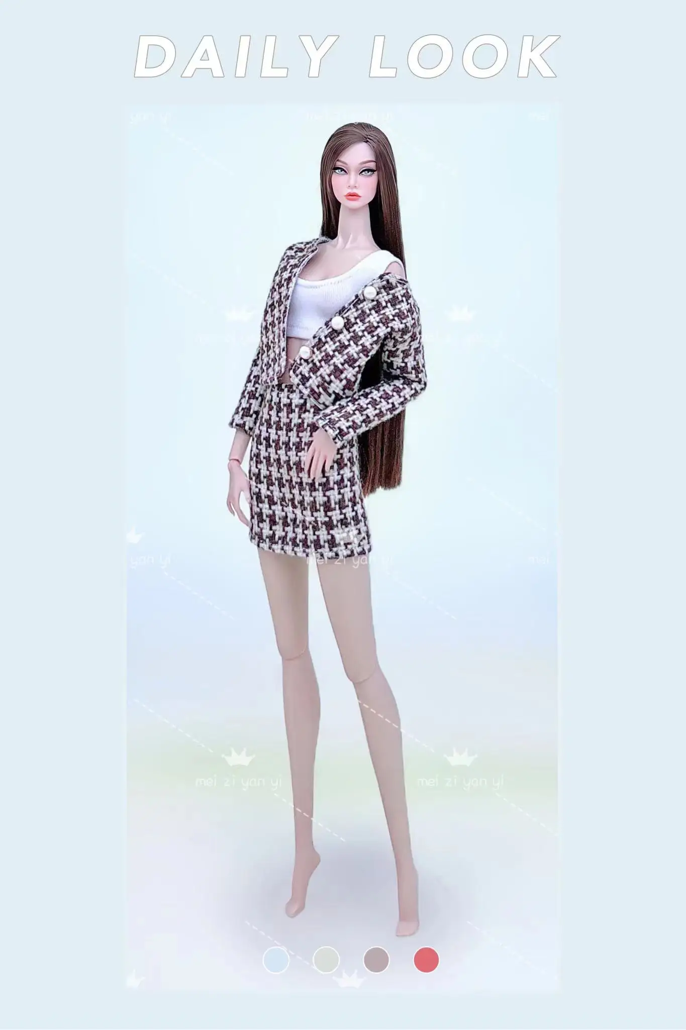 Color: green - Dress for barbie accessories clothing clothes fashionistas Princes cosplay costume for barbie clothes set girls birthday toys