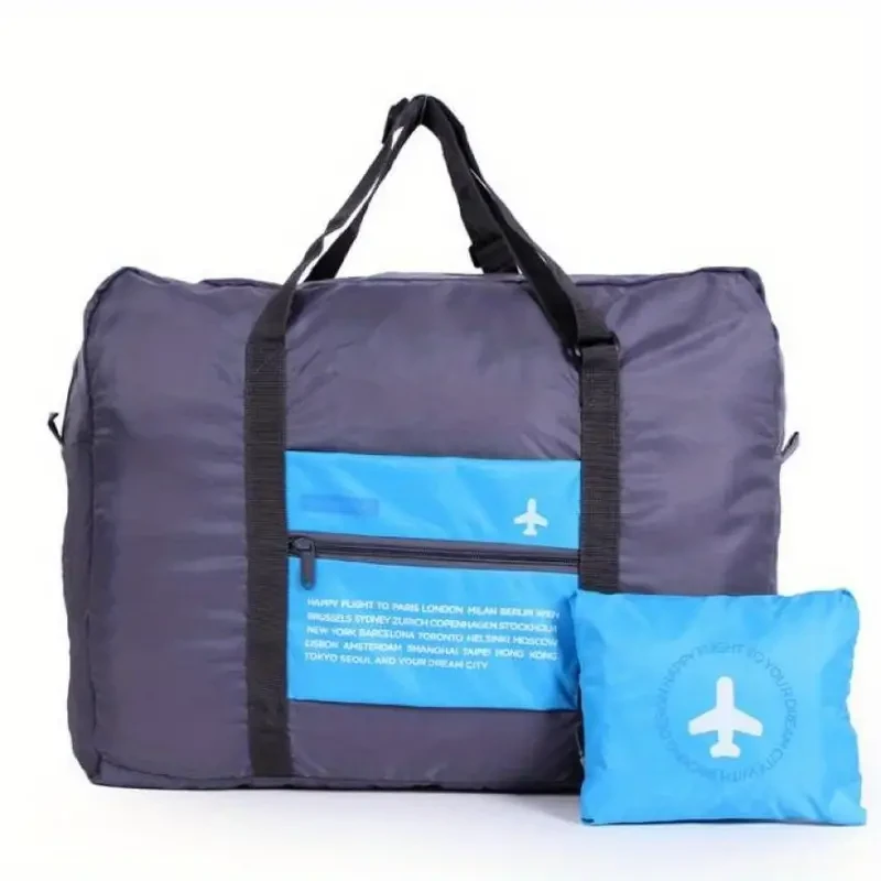 32l Foldable Travel Storage Luggage Hand Shoulder Duffle Bag
