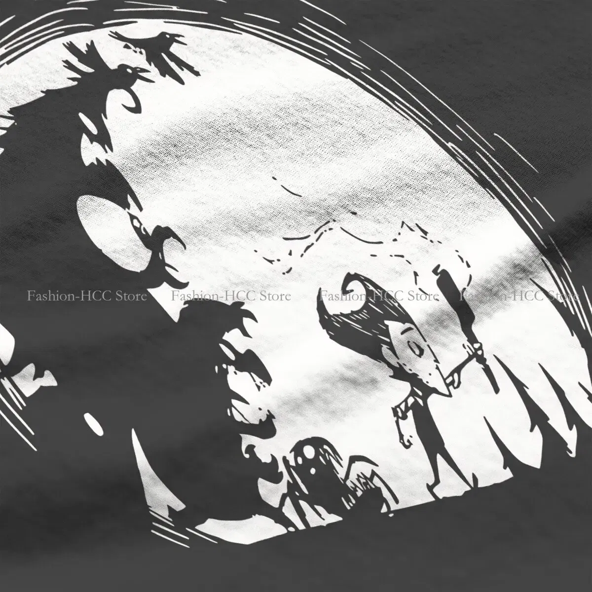 Color: WHITE, Size: XXXL - Dont Starve Polyester TShirts Monster Distinctive Homme T Shirt New Trend Clothing