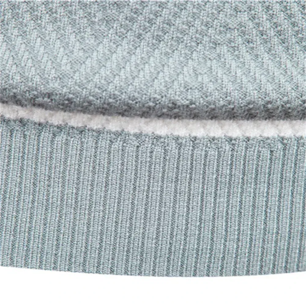 Color: black, Size: L - Embroidered LONSDALE Mens Boys Winter Stripe Sweater Thick Warm Pullovers Men's O-neck Basic Casual Slim Comfortable Sweaters