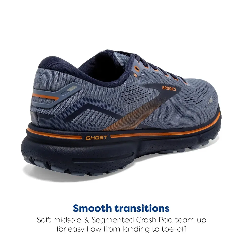 Color: Brown, Shoe Size: 43 - Brooks Ghost 15 Neutral Running & Walking Shoe Men?™s & Women?™s Casual Sneakers Original
