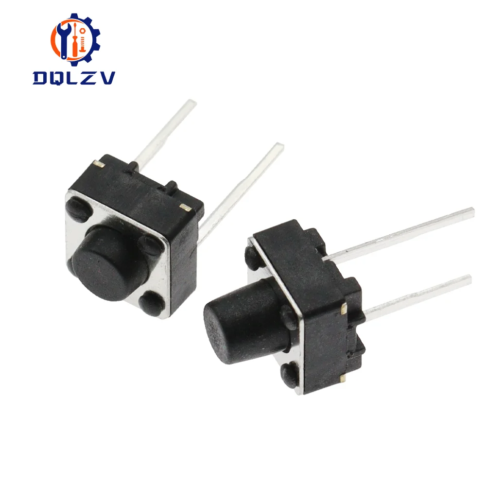 Color: Green, Size: 3XL - Tact Push Button Switch 12V Copper 2PIN DIP2 SMD Micro Switch 6X6X5 4.3 5 5.5 6 7 8 9 10 11 12 13 15MM TV Toys home use Button