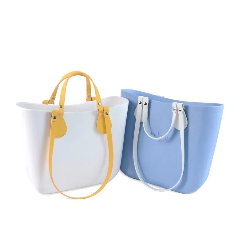 Color: Silver - New Long Short Leather Handheld Single Shoulder One-Piece Straps Handles O Bag Accessories Multifunctional Strap for Obag