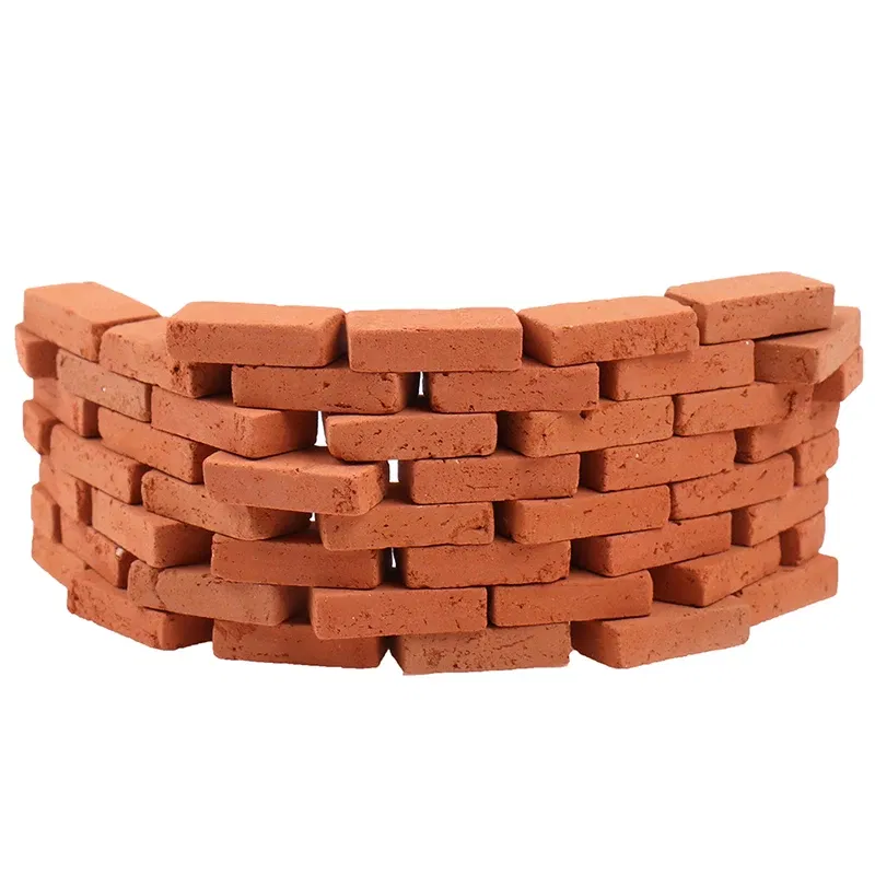 50PCS 1/16 Dollhouse miniature simulation brick diy sand table landscape scenery clay Scenery Buildings Toys