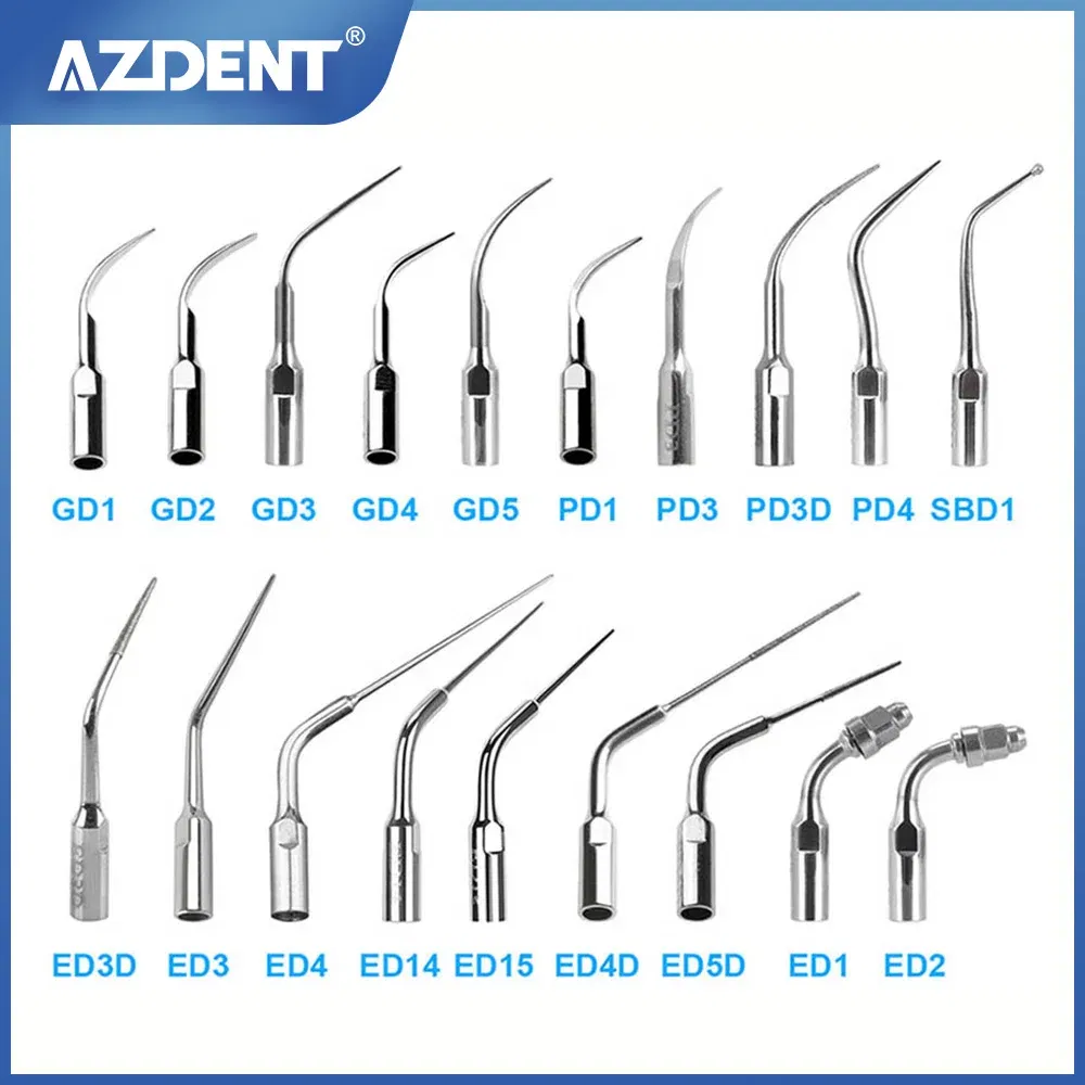 Color: PURPLE, Ships From: CHINA - AZDENT 1pc Dental Ultrasonic Scaler Tip Scaling Periodontics Endodontics GD PD ED Tip Fit for SATELEC DTE NSK Ultrasonic Scaler