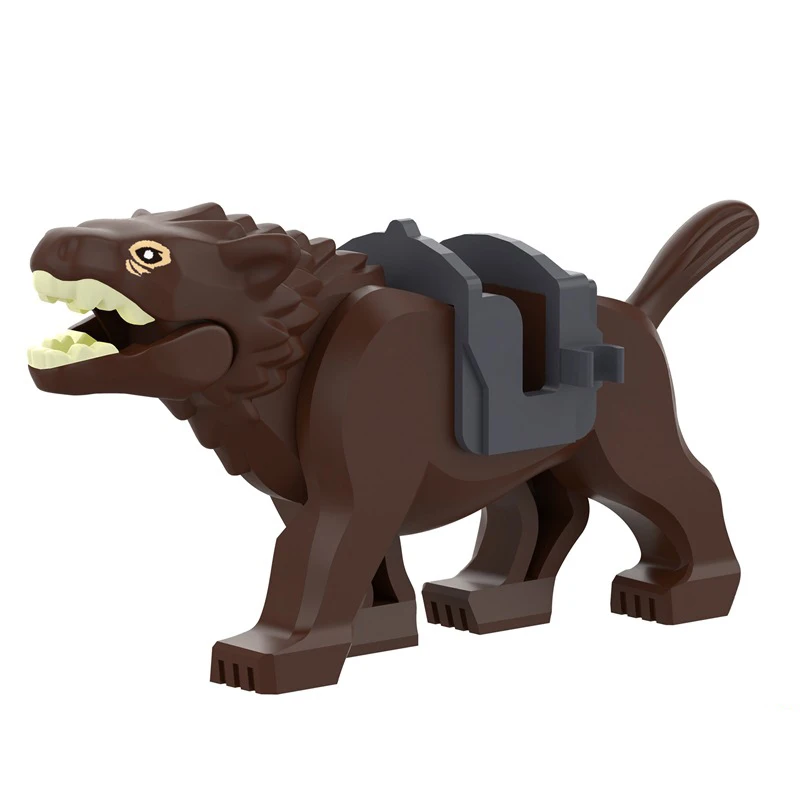 Color: GRAY - Lord of the Rings Ogre Building Blocks Figures Bricks Educational Toys Cartoon Figures Action Toys Brick Kids Gifts