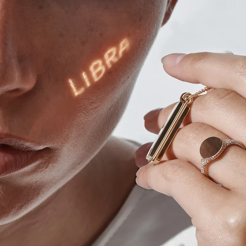 Projection Black Technology Couple Ring