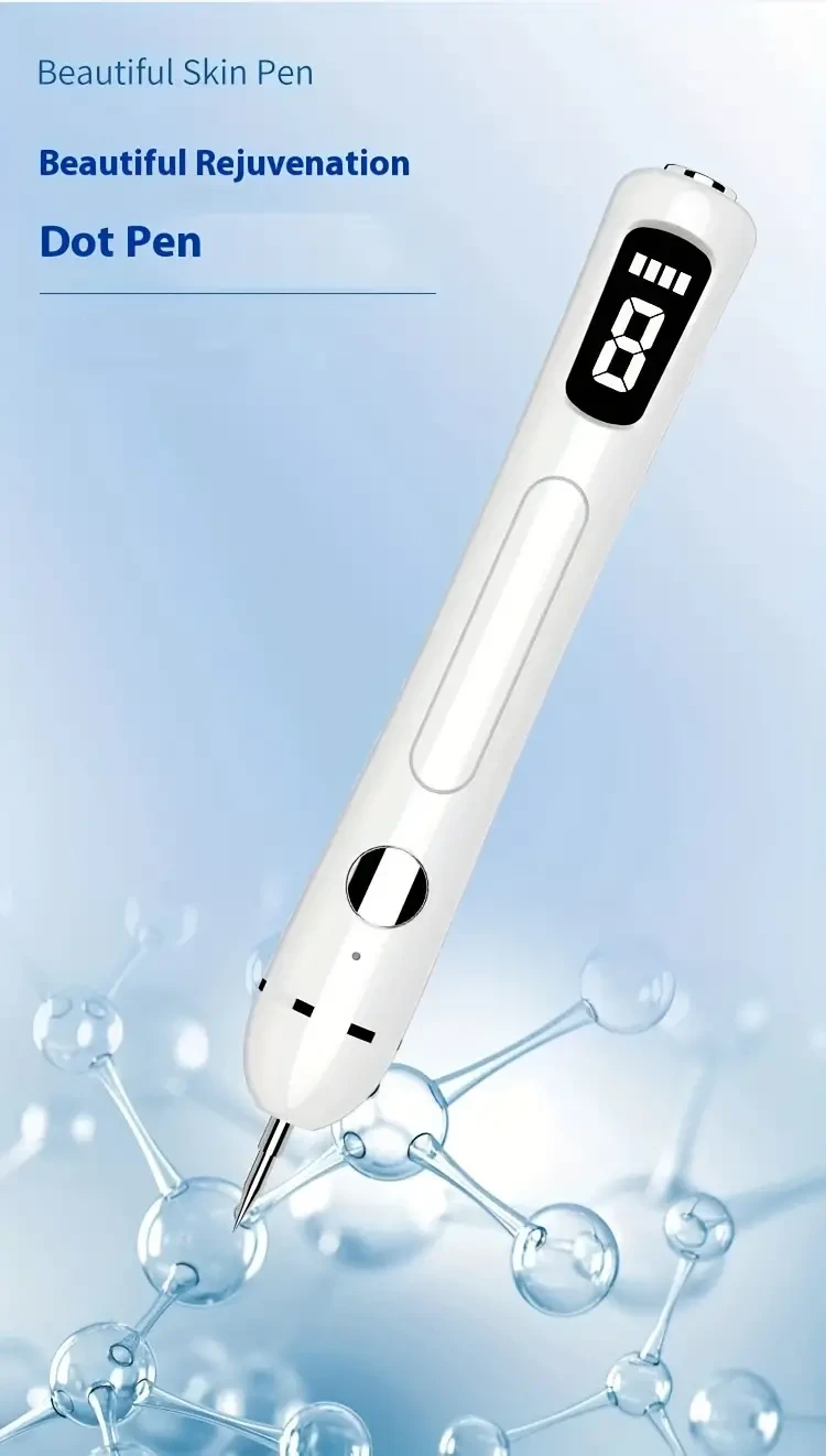 USB Rechargeable LED Beauty Pen for Home & Salon Use - Portable Facial Skin Care Tool with 500mAh Battery, Low Voltage, Lithium Polymer