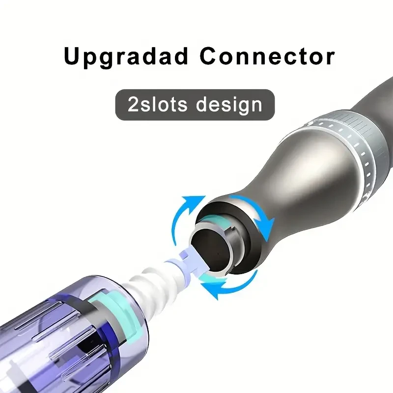 ELON-YC Dr Derma Pen X6 With 10 Pcs Nano-RD, Beauty Pen Skincare Wireless DermaPen Beauty Machine