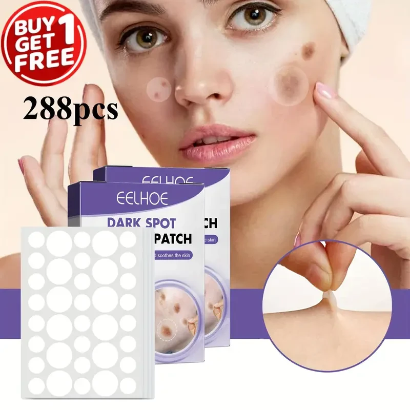 [Buy 1 Get 1 Free] 144pcs/Box Dark Spot Covering Patch, Black Spot And Sun Spot Covering Patches, Invisible Stickers For Makeup