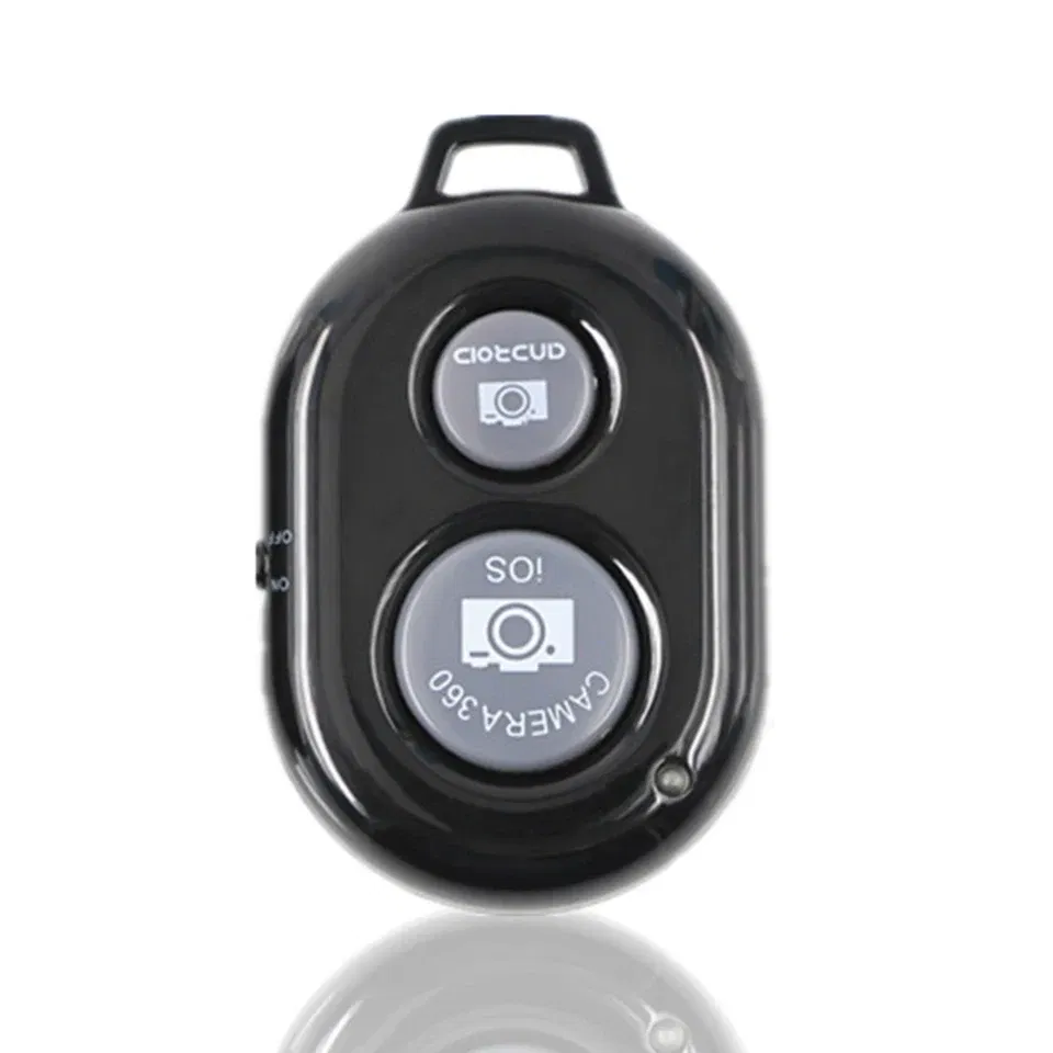 Color: Blue - Smartphone Bluetooth Shutter Release Wireless Remote Control Mobile Phone for iPhone 15 14 Huawei Samsung Xiaomi HTC Vivo Selfie