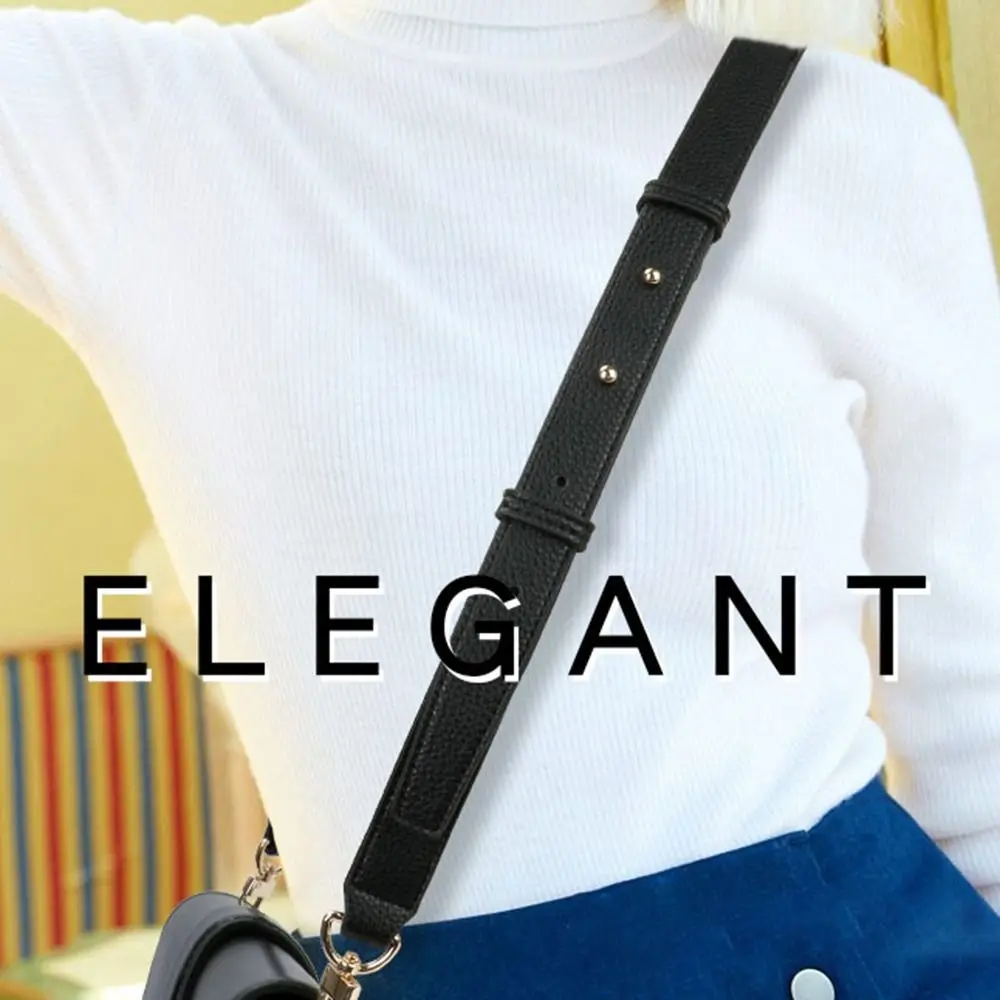 Color: Gold - Genuine Leather Handbag Strap Shoulder Crossbody Bag Strap Modifications Wide Shoulder Strap Replacement Strap
