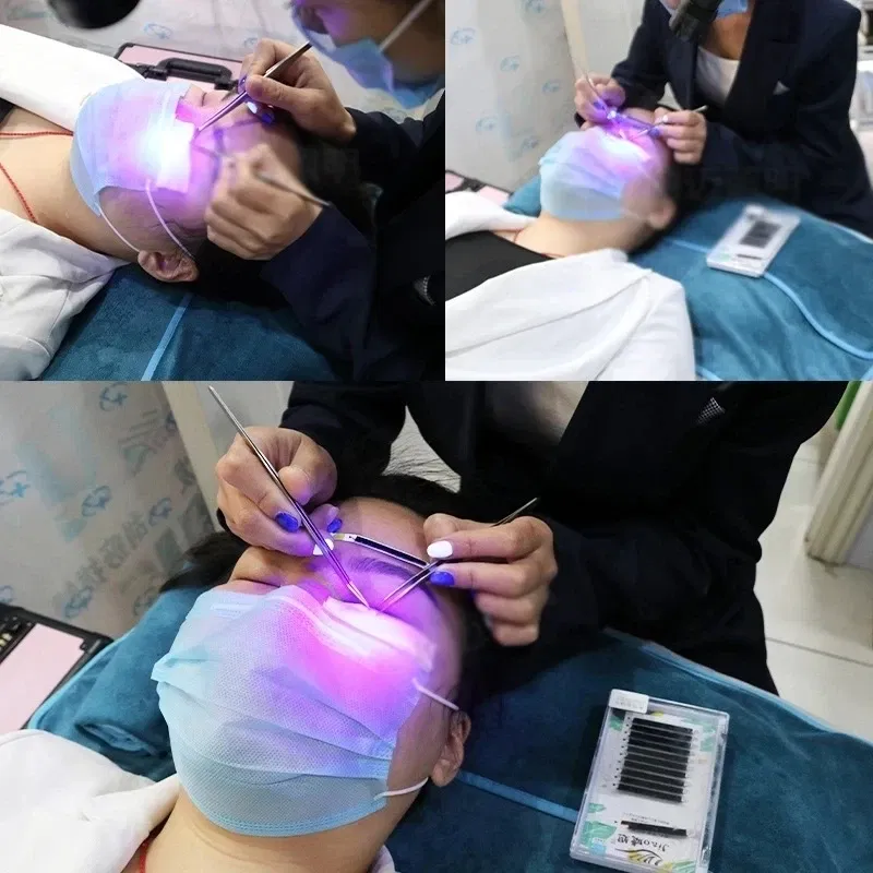 Wattage: 1w - 5V USB 10W LED Purple Light UV Eyelash Beauty Nail Glue Quick Cure Lamp Eyelash Grafting Foot Switch LED Table lamp