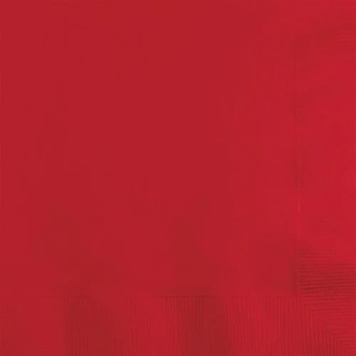 Classic Red Luncheon Napkins - Pack of 50
