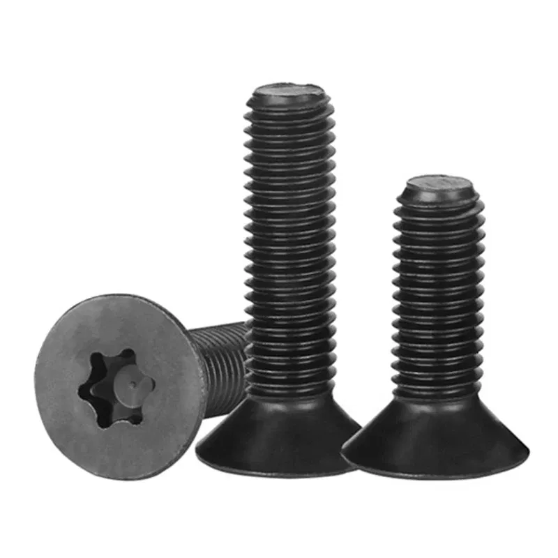 Size: M1.8, Length: 5mm - 10pcs/lot Flat Countersunk Screw Six Lobe Bolt Machine screw M2 M2.5 M3 M4 M5 M6 M8 M10 Black 304 Stainless Steel Torx Head