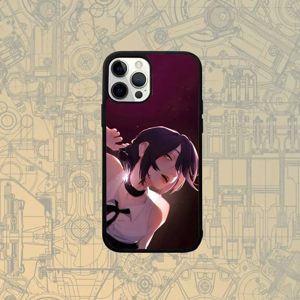 Color: GRAY, Material: Cotton - C-Chainsawman Reze Arc Movie Phone Case For IPhone 17,16,15,Pro,Max,Air,14,Plus,13,12,11 Magesafe Wireless Charge Cover