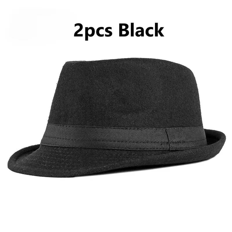 Color: green - Spring Summer Men's Hats Fedoras Top Jazz Hat  Bucket Bowler Hats Chapeau Hats Fedora Hat Women Black Hat Wedding Hat Caps