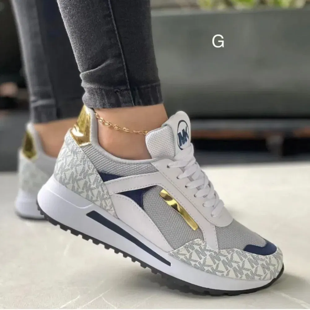 Color: Chocolate, Shoe Size: 43 - 2024  Women Shoes Spring New Fashion Wedges Casual Sneakers Female Platform Black White Women's Vulcanize Shoes