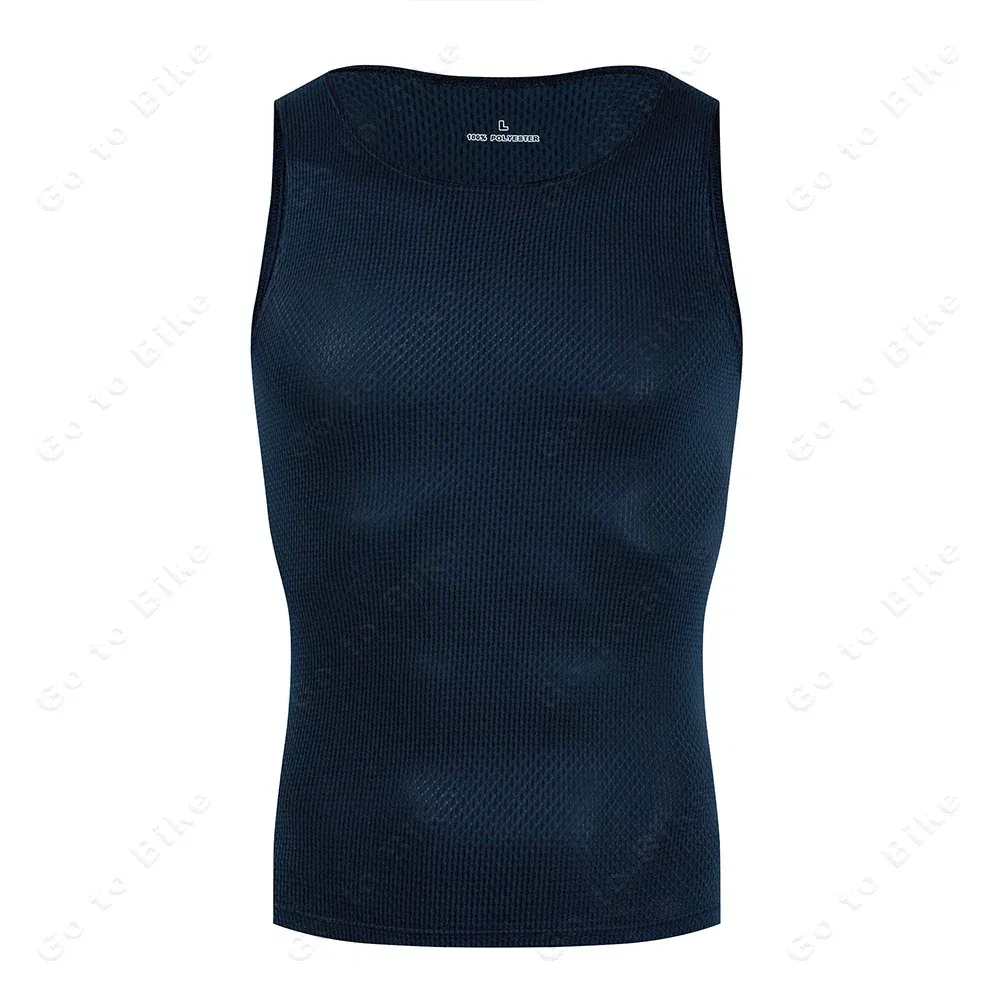 Color: Black, Size: XXXL - Colorful Cycling Base Layer Cycling Undershirt Quick Dry Underwear Cycling Sleeveless Jersey High Elastici MTB Road Bike Jerseys