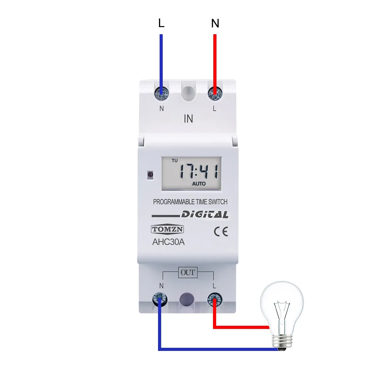 Size: Other, Current Range: Current Range 2 - New type Din Rail 2 wire Weekly 7 Days Programmable Digital TIME SWITCH Relay Timer Control AC 220V 230V 12V 24V 48V 16A
