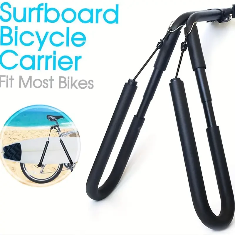 Surfboard Bicycles Carrier Rack Bike Skimboard Side Kiteboard Holder Surfboard Holder