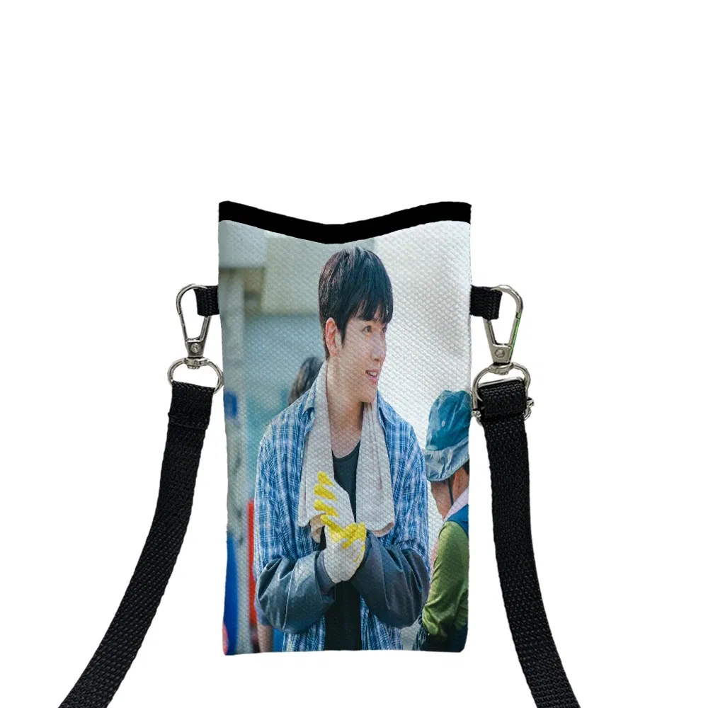 Color: Light Grey, Size: Extra Large - Ji Chang Wook Phone Bag Adjustable and Detachable Strap Designed for Women Crossbody Convertible ShoulderBag3.3