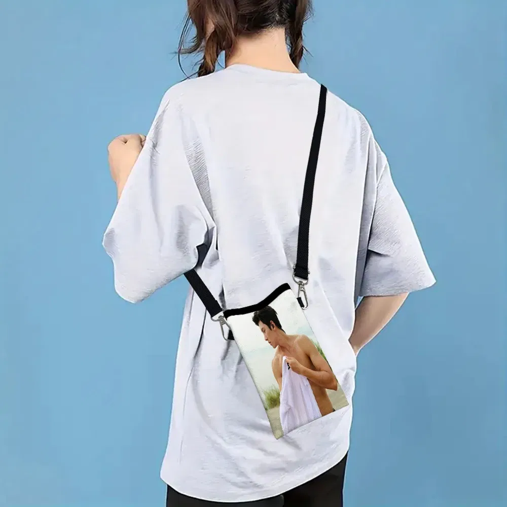 Color: Light Grey, Size: Extra Large - Ji Chang Wook Phone Bag Adjustable and Detachable Strap Designed for Women Crossbody Convertible ShoulderBag3.3