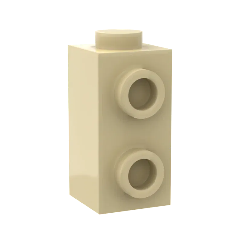 Color: Red - 10PCS Assembles Particles 32952 1x1x1 2/3 Single side Mini Bricks Building Blocks DIY Replaceable Parts Toys For Children Gifts