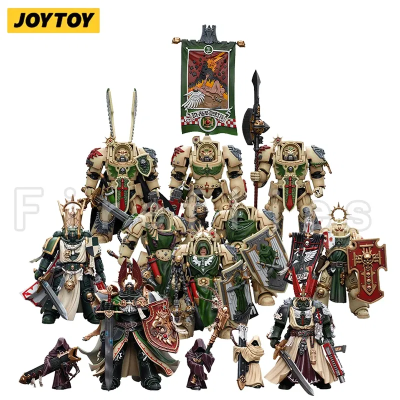 Color: Gold - 1/18 JOYTOY Action Figure 40K Dark Angels Figures Anime Model Gift