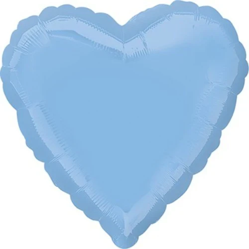 Balloon 45cm Heart Blue Foil Balloon